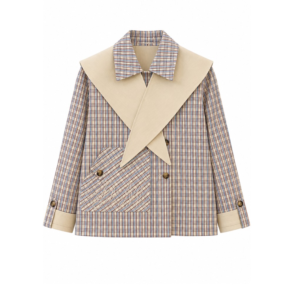 Image of Jerry Reversible Crop Trench - Stone