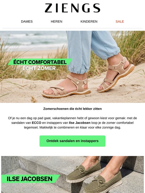 Zomerschoenen die écht lekker lopen