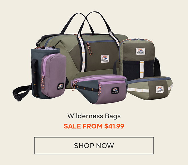 Wilderness Bags from $41.99