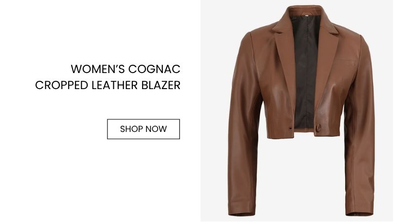 cognac blazer
