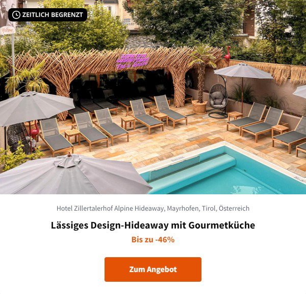 Lässiges Design-Hideaway mit Gourmetküche