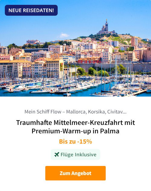 Traumhafte Mittelmeer-Kreuzfahrt mit Premium-Warm-up in Palma