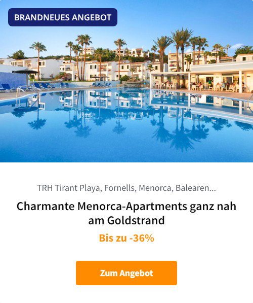 Charmante Menorca-Apartments ganz nah am Goldstrand