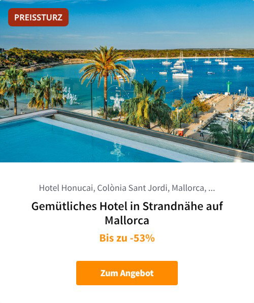 Gemütliches Hotel in Strandnähe auf Mallorca