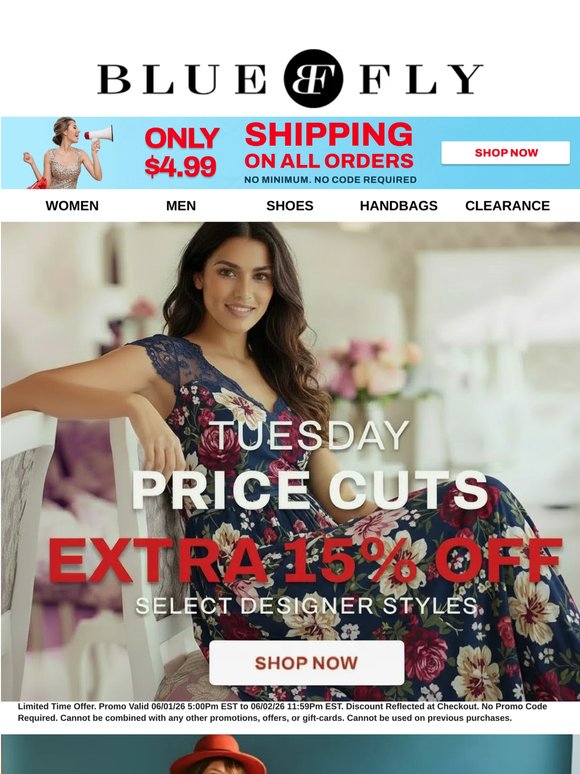 Tuesday Price Cuts End Soon