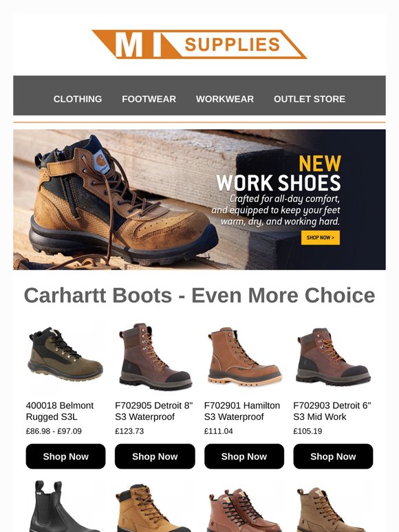 All-Weather Protection Starts with Carhartt Boots