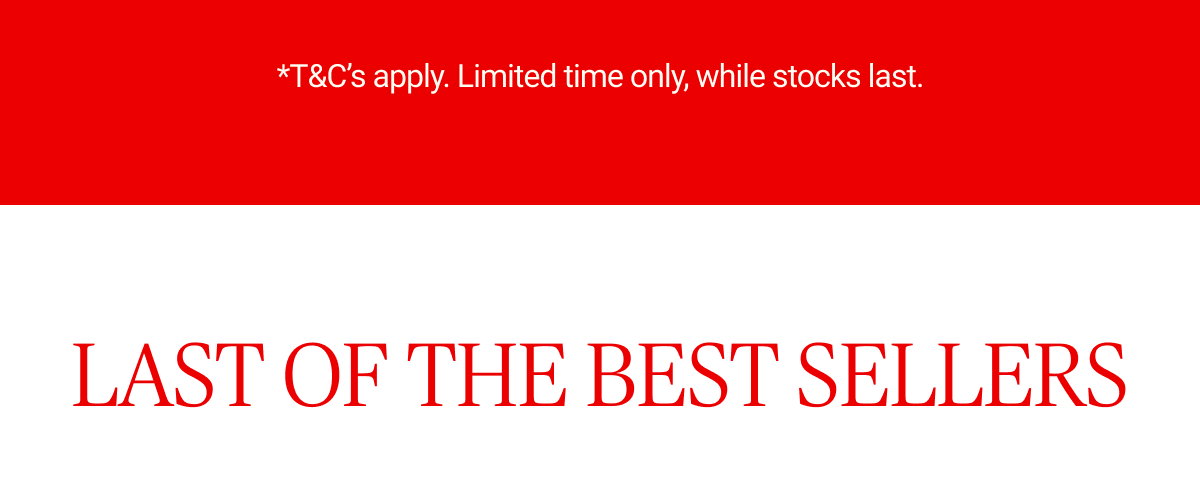 Last Of The Best Sellers