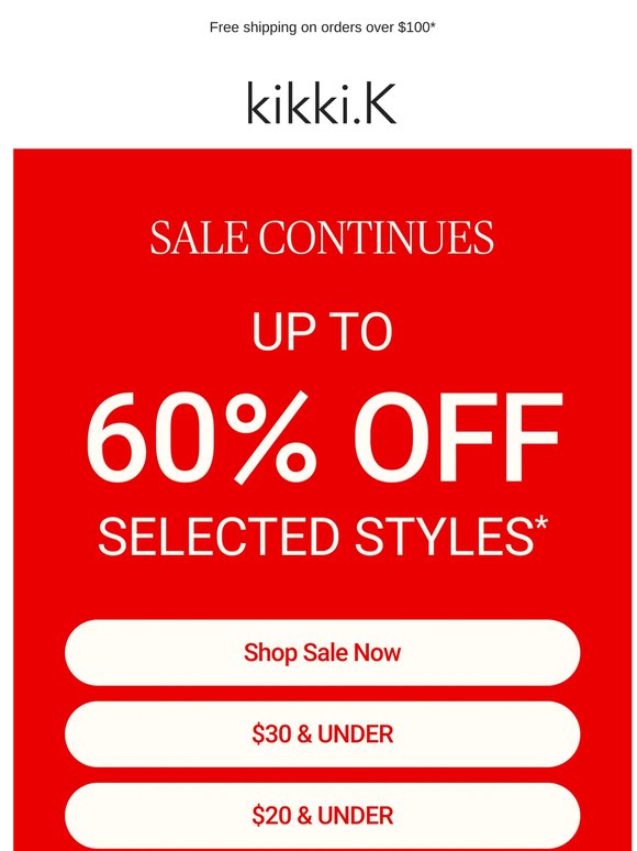 Up to 60% Off SALE Best Sellers