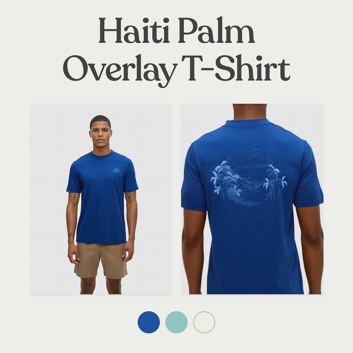Haiti Palm Overlay T-Shirt