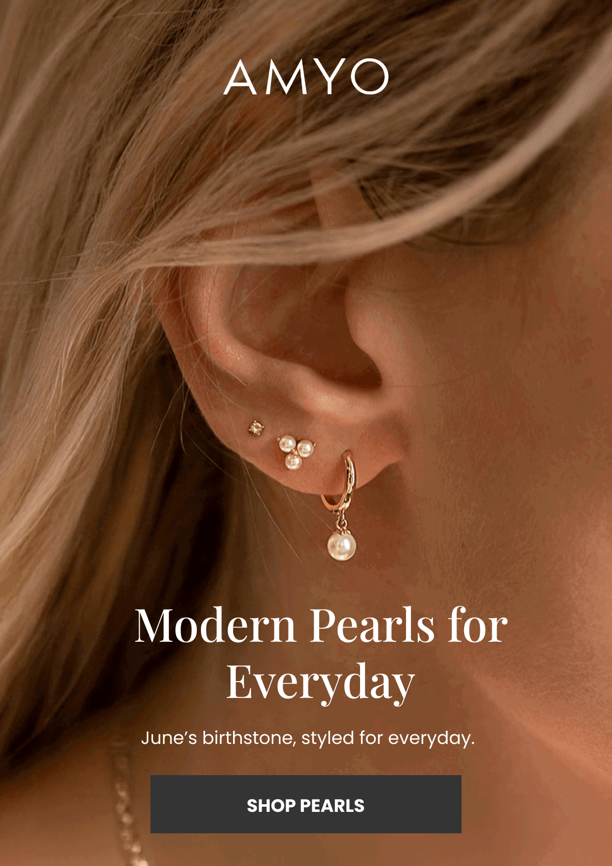 Modern Pearls for Everyday June’s birthstone, styled for everyday.  (Shop PEARLS)