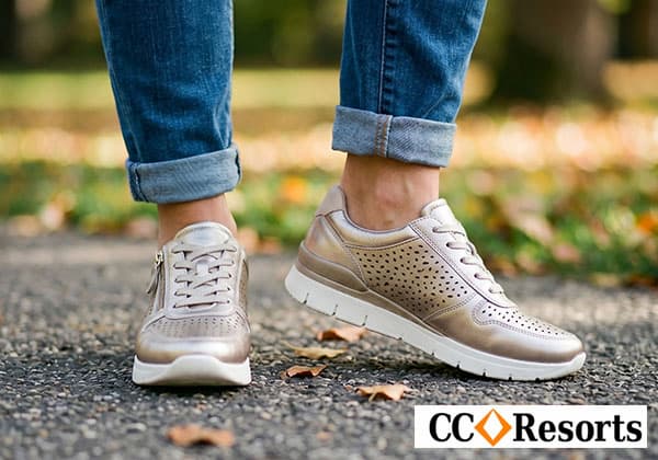 CC Resorts Caitlyn Womens Comfortable Leather Shoes