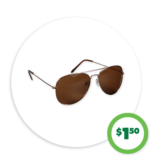 $1.50 Aviator sunglasses