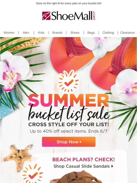 The perfect shoe for every summer plan