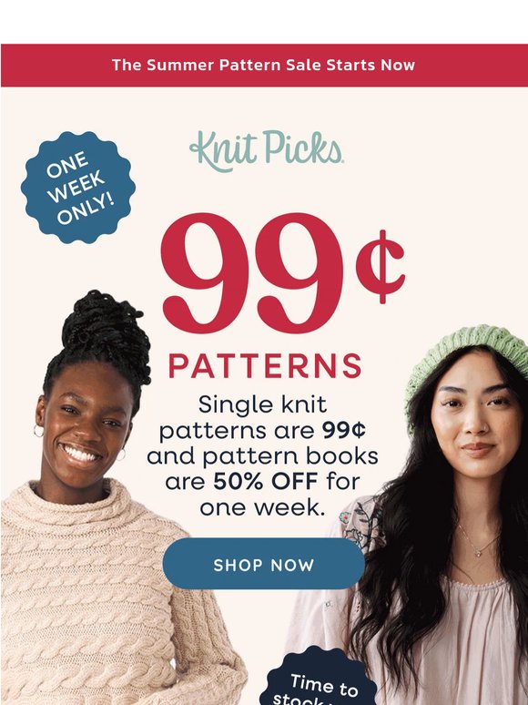 99¢ Patterns - This Week Only!