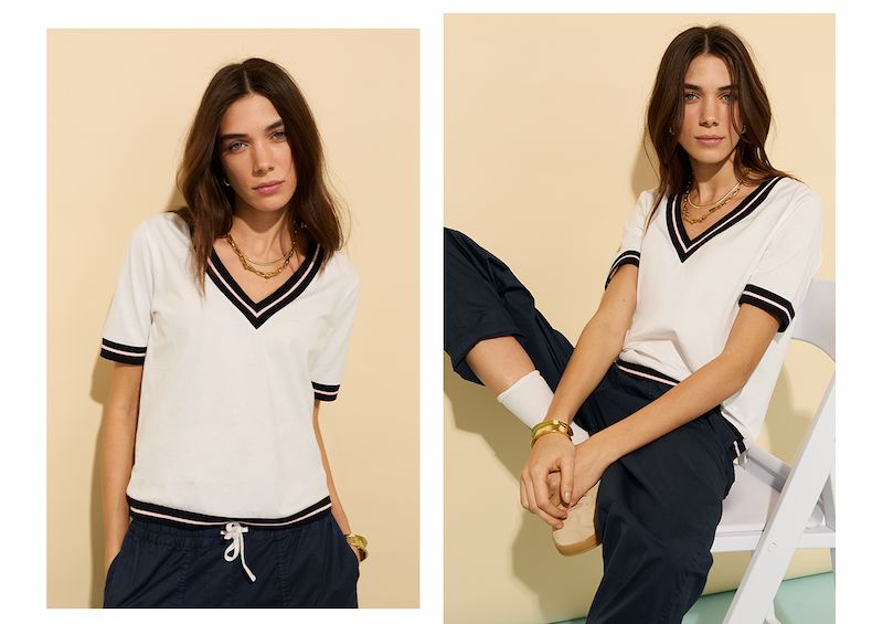 Hal Organic V-Neck Tee
