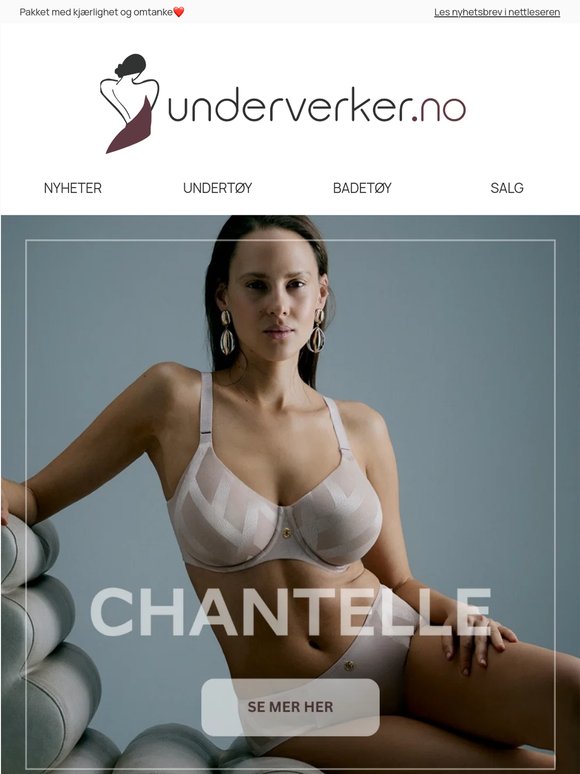 Shop undertøy og badetøy fra Chantelle nå✨