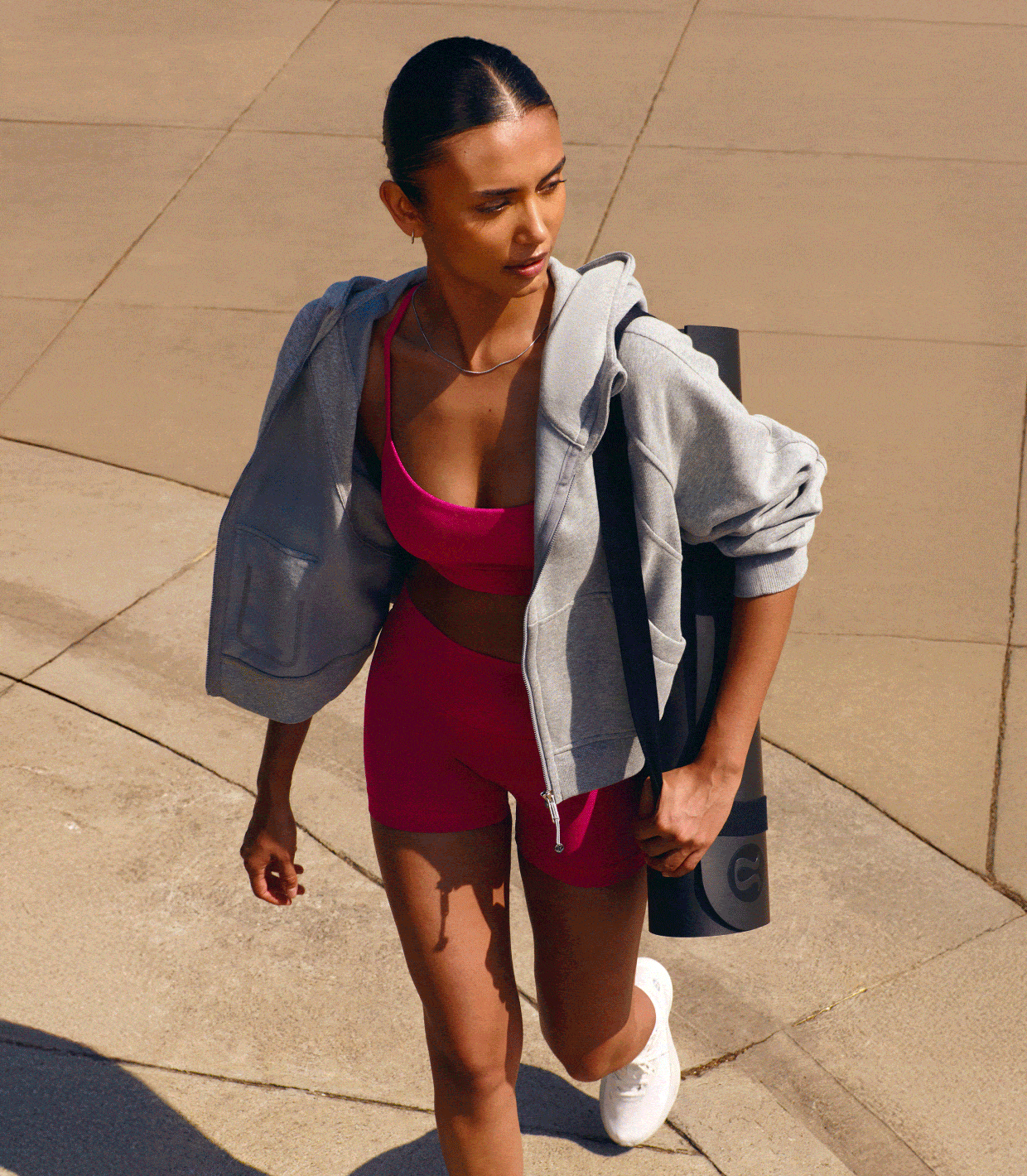 Buttery-soft Nulu™ fabric stretches far beyond practice.