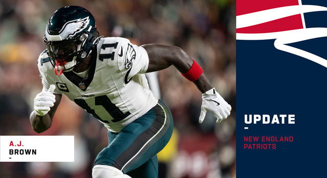 Eagles deal WR A.J. Brown to Patriots for draft picks
