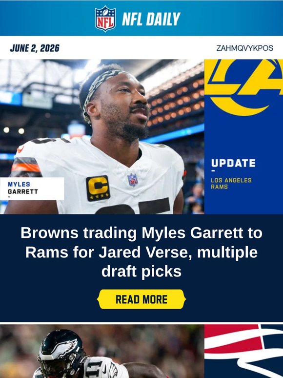Myles Garrett, A.J. Brown headline blockbuster trades