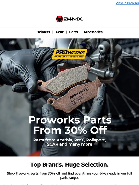 Proworks Parts From 30% Off