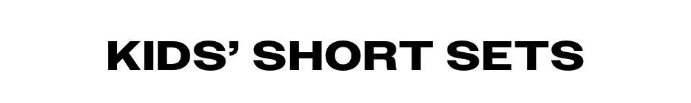 Kids' Short Sets