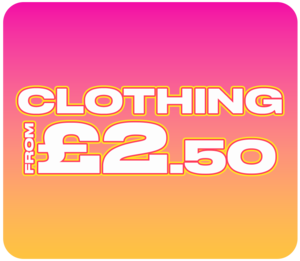 Clothing from £2.50