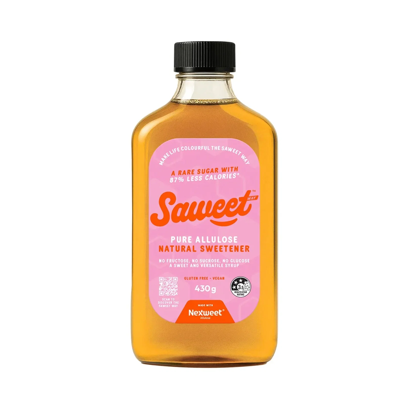 Image of Saweet Way Pure Allulose Natural Sweetener Syrup 430g