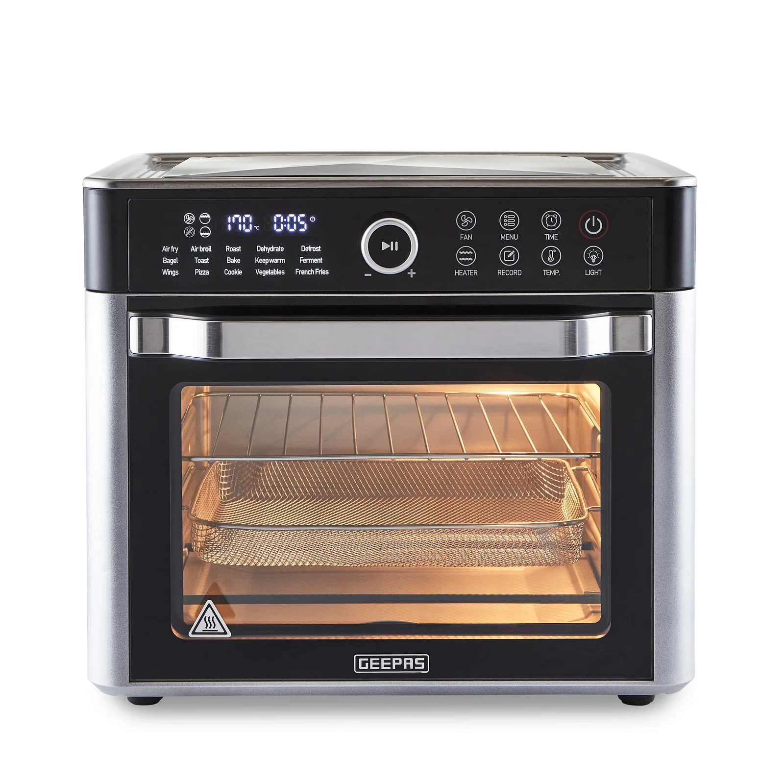 Image of 22L Digital Air Fryer Oven: 12-In-1 Energy Efficient Family Multi-Cooker