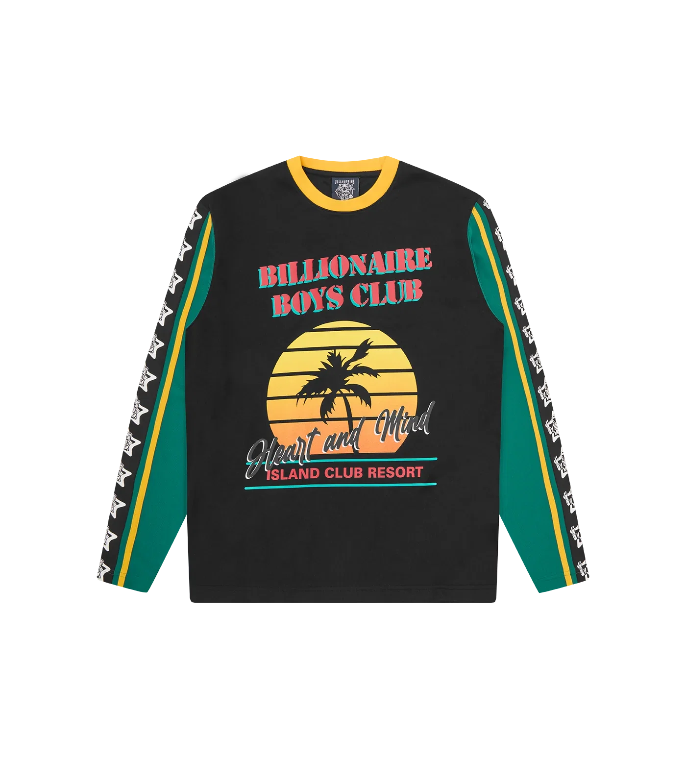 Image of RESORT SPORT RIB L/S T-SHIRT - BLACK