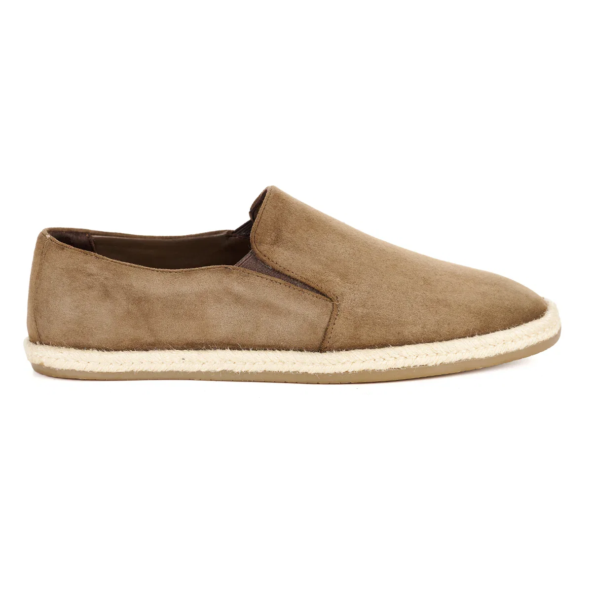 Image of HAVANA MENS KHAKI SUEDE ESPADRILLES