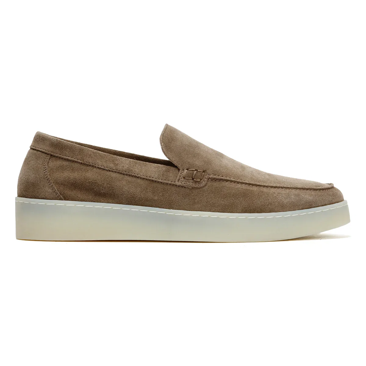 Image of HAWKINS TAUPE SUEDE LOAFER
