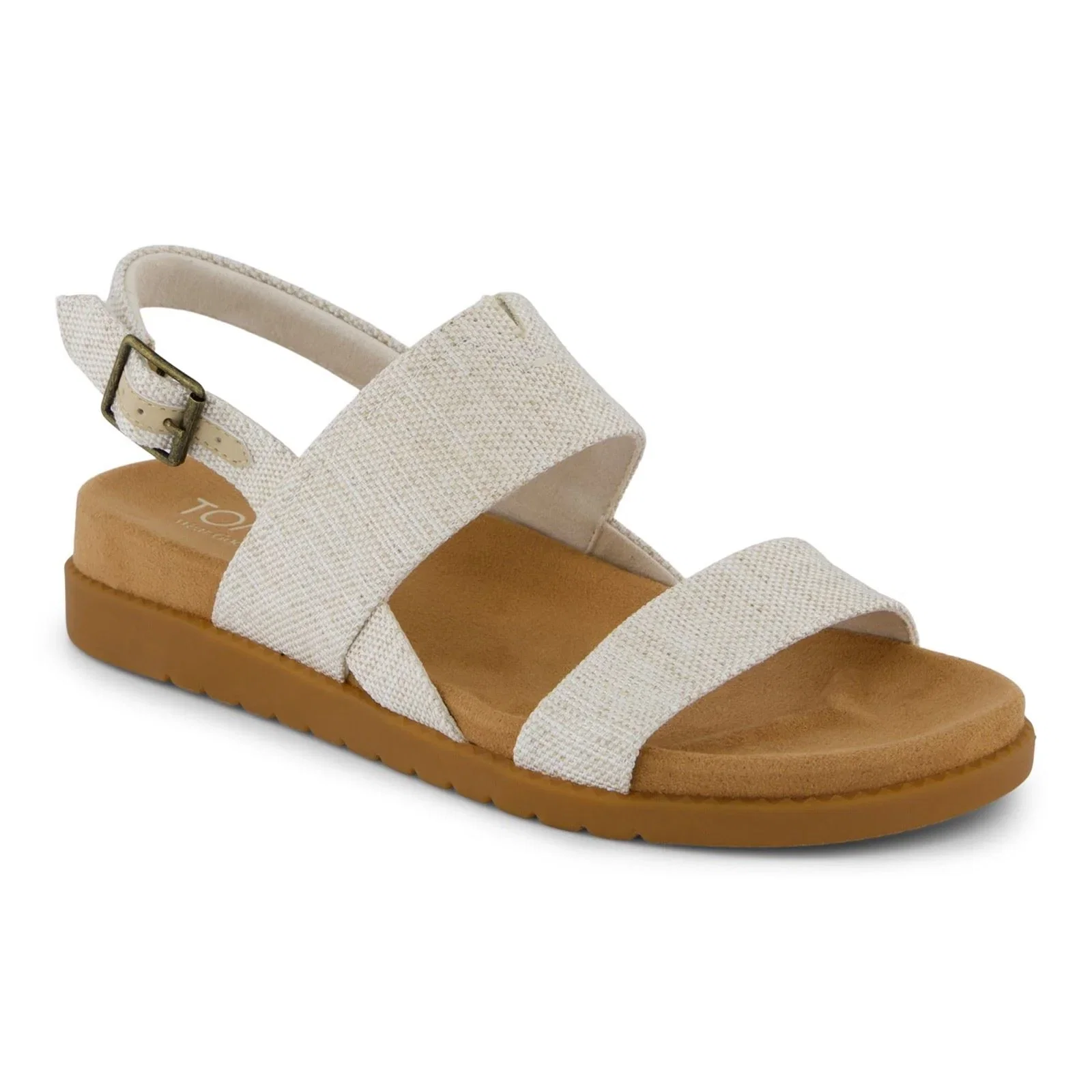 Image of TOMS Marin Textile Women's Natural Standard Sandals