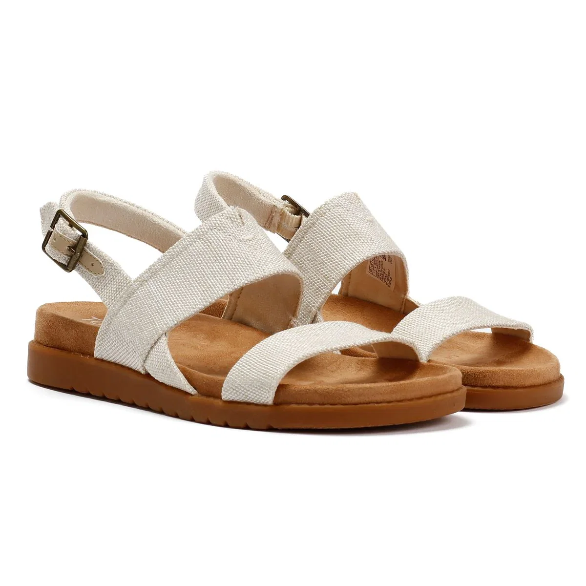 Image of TOMS Marin Slingback Textile Women's Natural Sandals