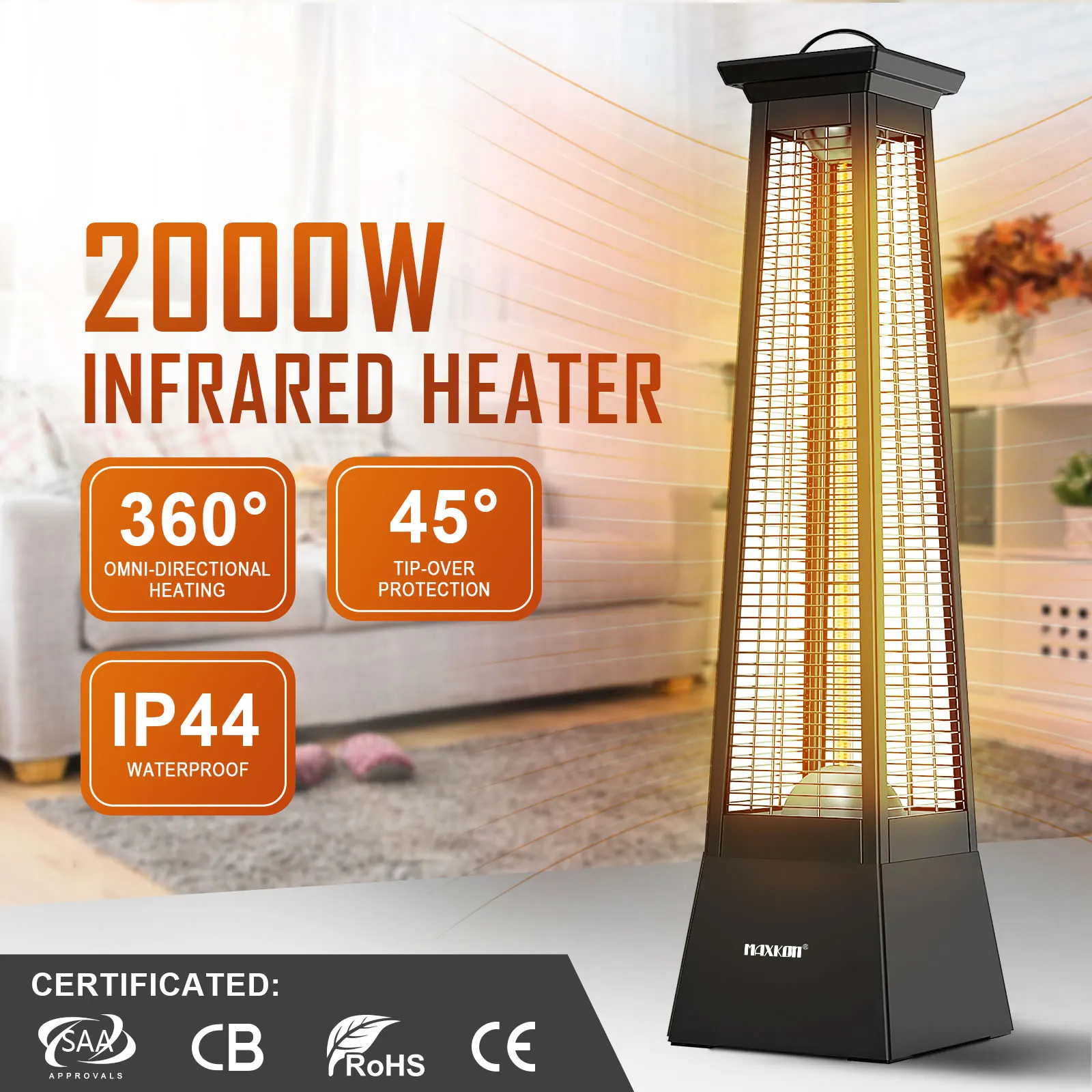 Infrared Tower Heater