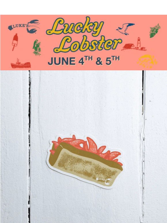 See What You Win 👀 Lucky Lobster is THIS Thursday and Friday!