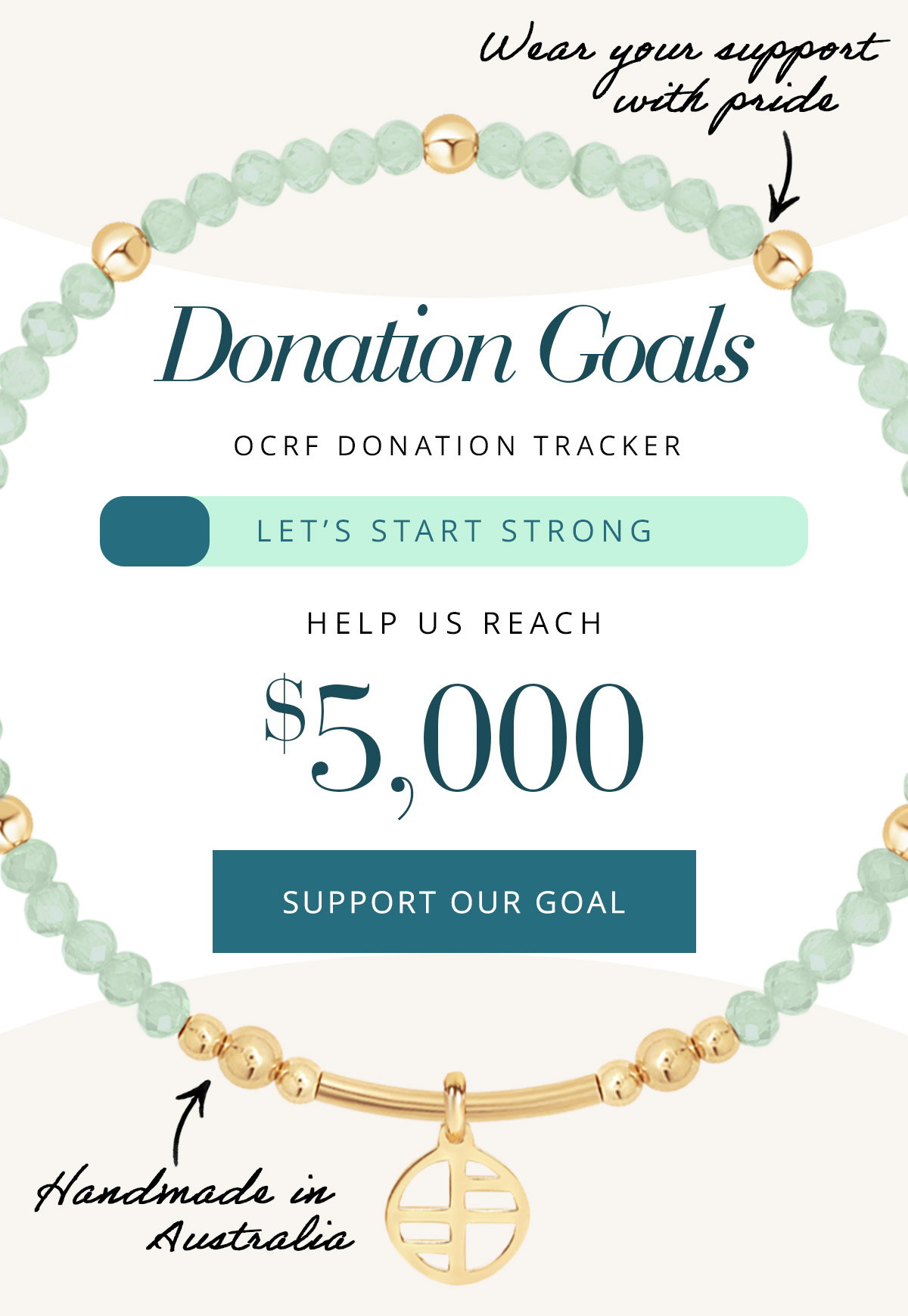 Donation Goals OCRF | Donations Goal Tracker | Help Us Reach $5,000