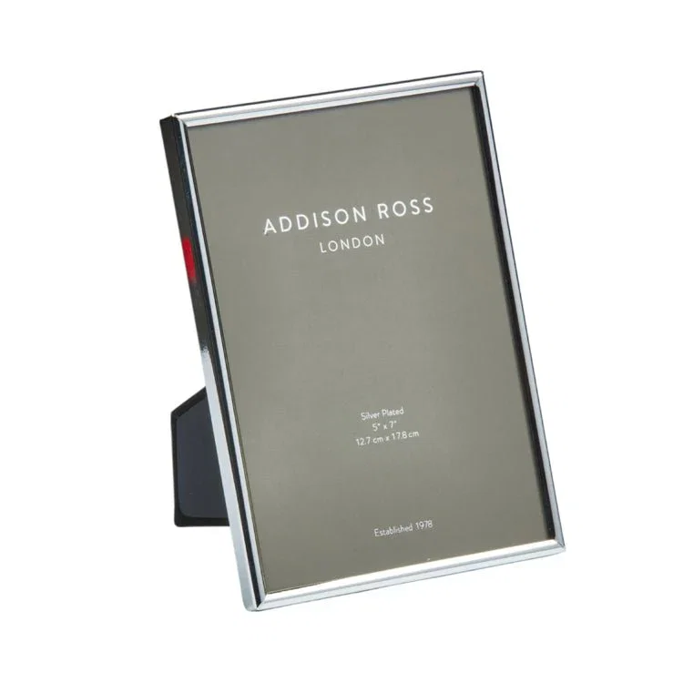 Image of Fine Edged Silver Plated Photo Frame