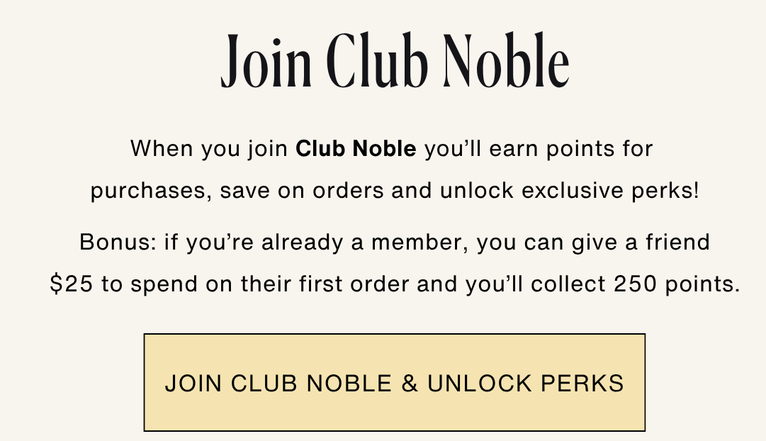 Welcome to Club Noble