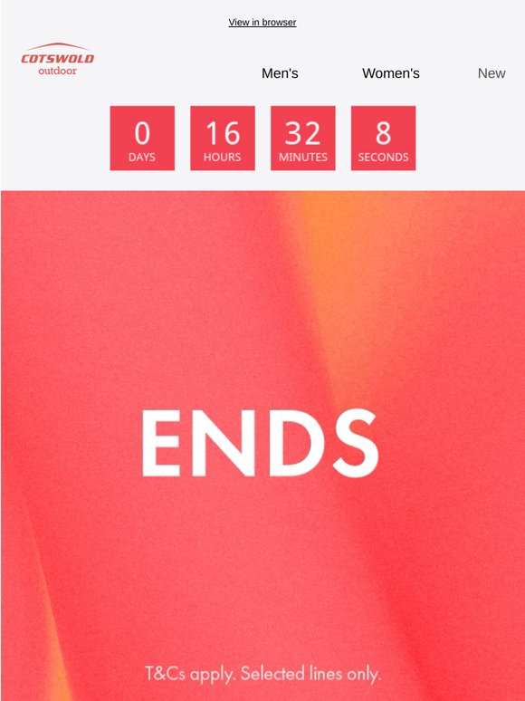 SALE ENDS MIDNIGHT 🚨