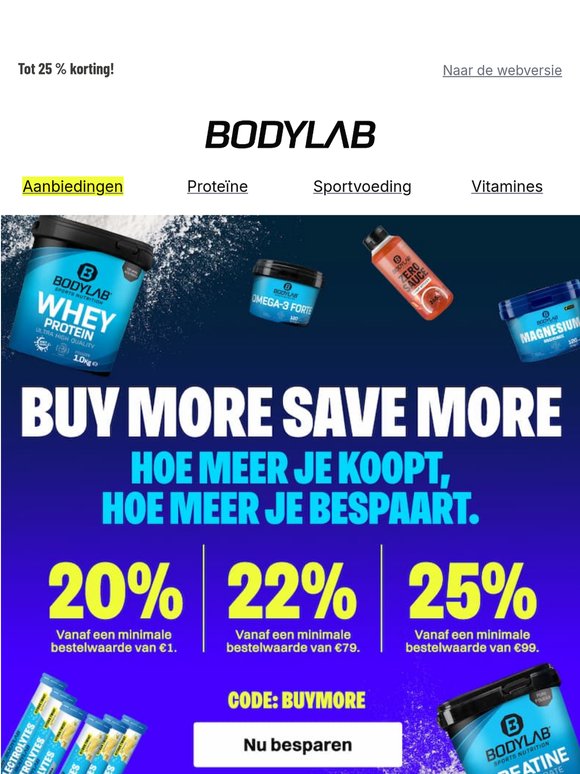 Meer in je winkelmand = meer korting 💥