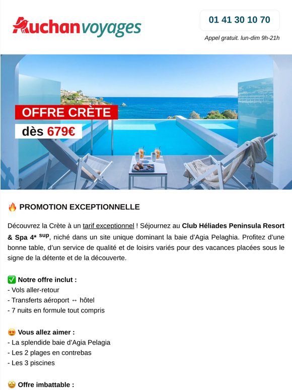 ⚡🧿 La Crète en tout compris dès 679€