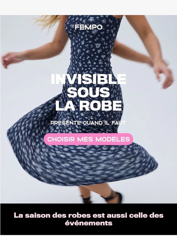 Invisible sous la robe, présente quand il faut girl !