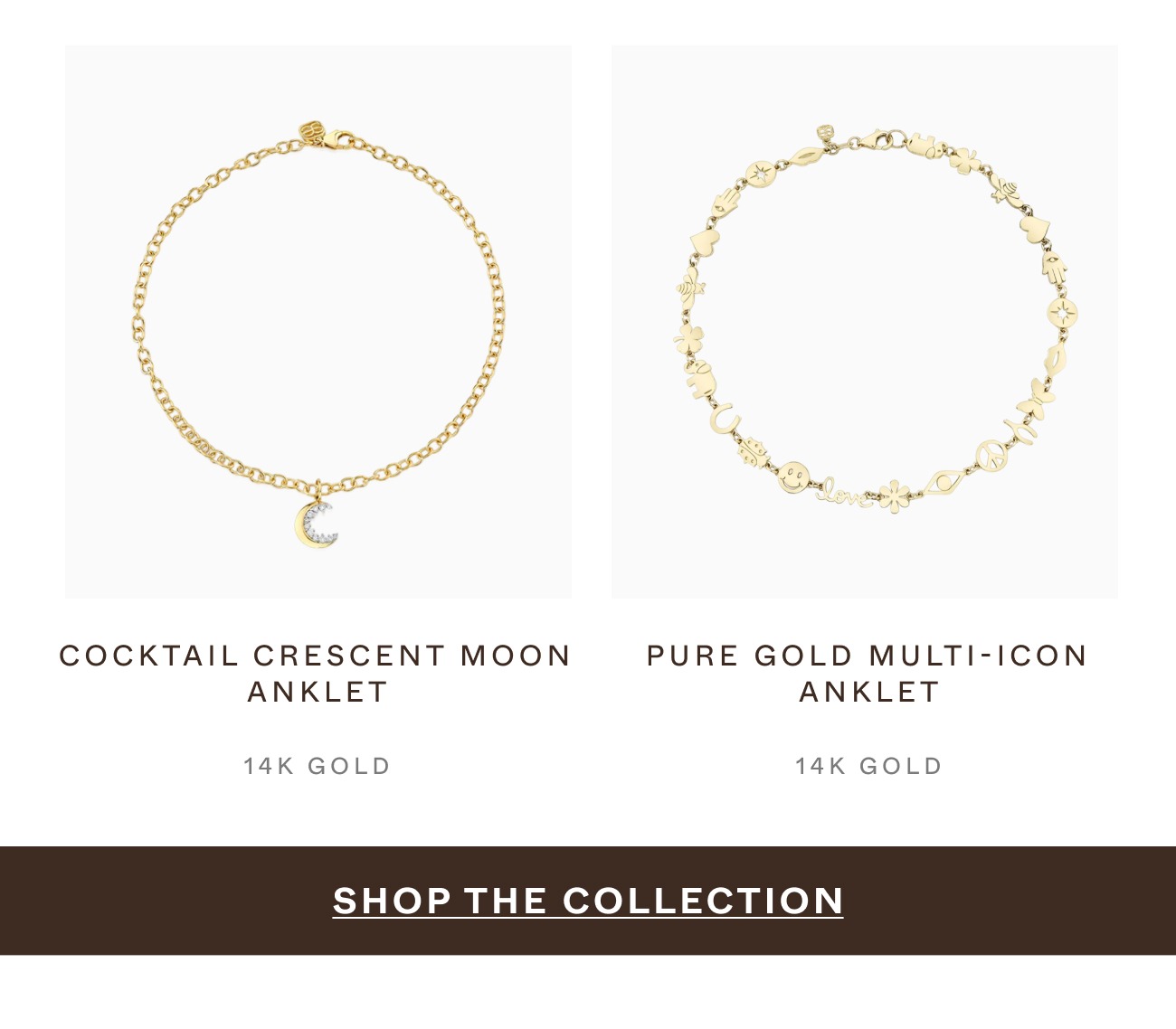 Sydney Evan Anklets Collection