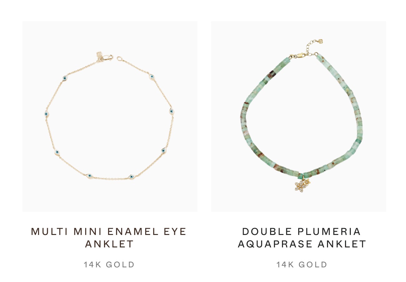 Sydney Evan Anklets Collection