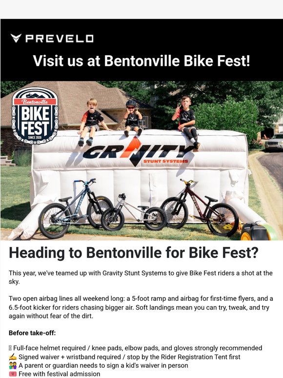 Prevelo Bikes at Bentonville Bike Fest!