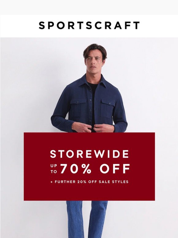 New Layers In Navy | Up To 70% Off Continues