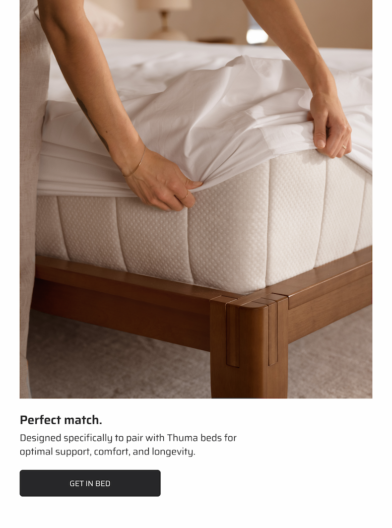 Perfect Match. Get in bed.