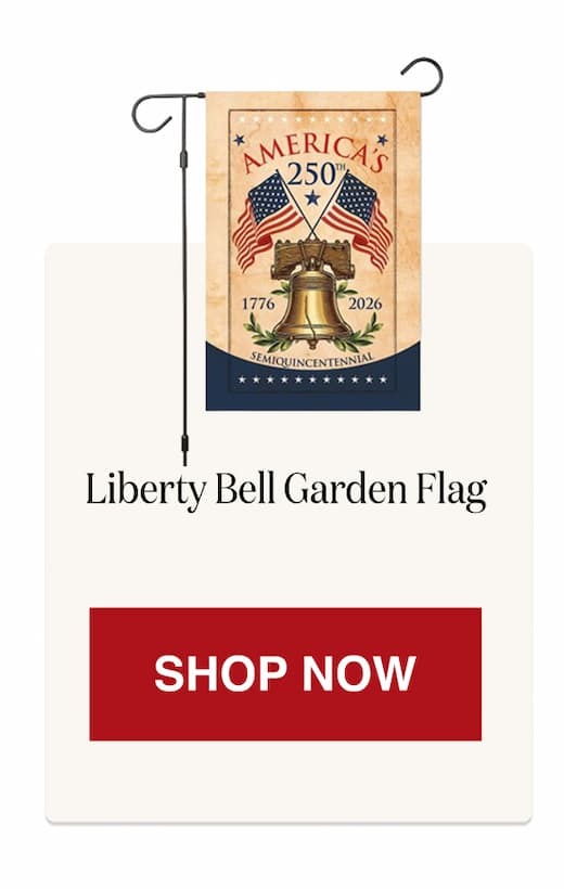 Liberty Bell Garden Flag [Click here to Shop Now]