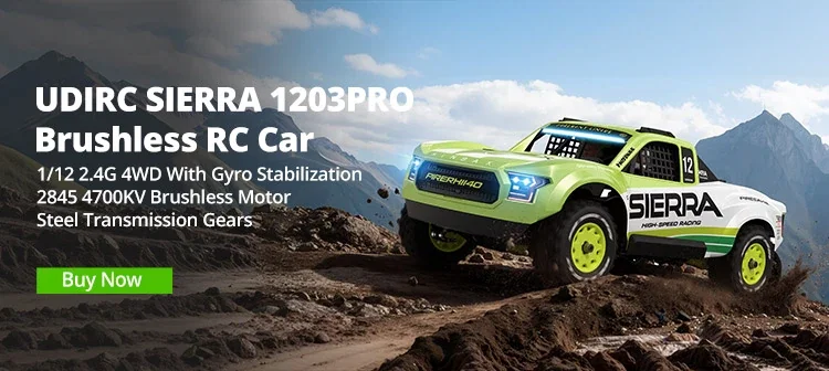 UDIRC SIERRA 1203PRO Brushless RC Car