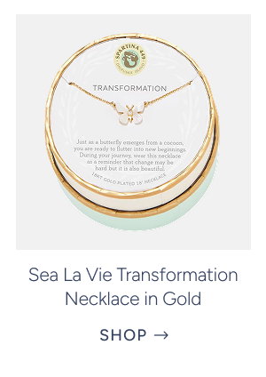 sea la vie transformation necklace in gold